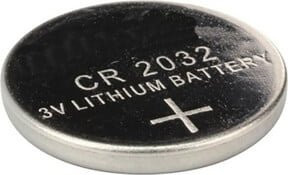 Grothe Knopfzellenbatterie CR2032 3V in Silber - Bild 1