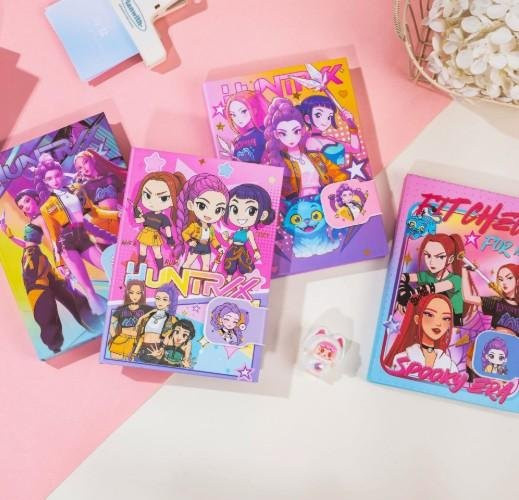 Yiran toy 1 K-POP Dämonenjäger Notizbuch A5 mit Magnetverschluss und Farbseiten in Multicolour - Bild 1