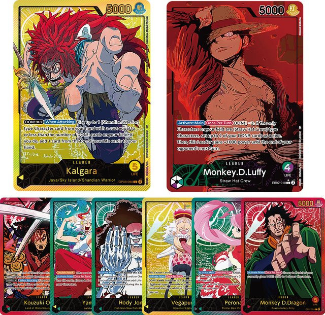 Bandai One Piece Piraten Sammelkarte, englisch, bunt/mehrfarbig - Bild 1