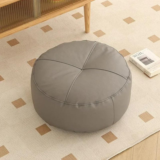 Quadratische Tatami-Sitzmatte im japanischen Stil, weiches Sitzkissen als Pouf und Bodenpolster, B/T/H: 40 x 40 x 15 cm - Bild 1