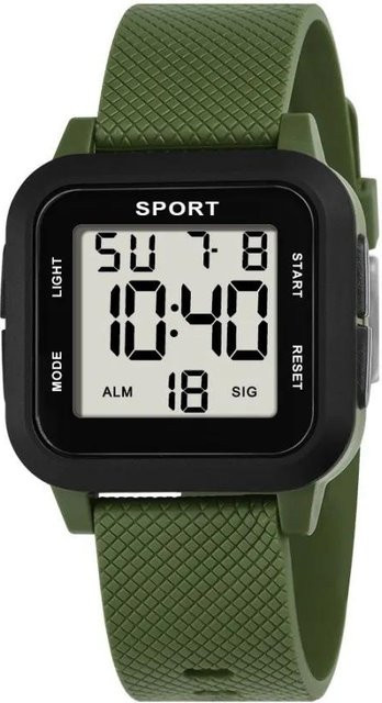 Armbanduhr Digital, Kinder, Schwarz, Kunststoff, Silikon, Wasserdicht - Bild 1