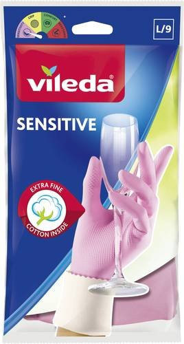 Vileda Haushaltshandschuhe Der Feine Sensitive in Rosa/Pink, Größe L - Bild 1