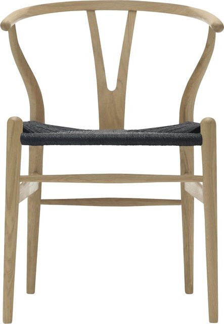 Carl Hansen & Søn CH24 Y Wishbone Stuhl aus Eiche und Papierkordel in Braun - Bild 1