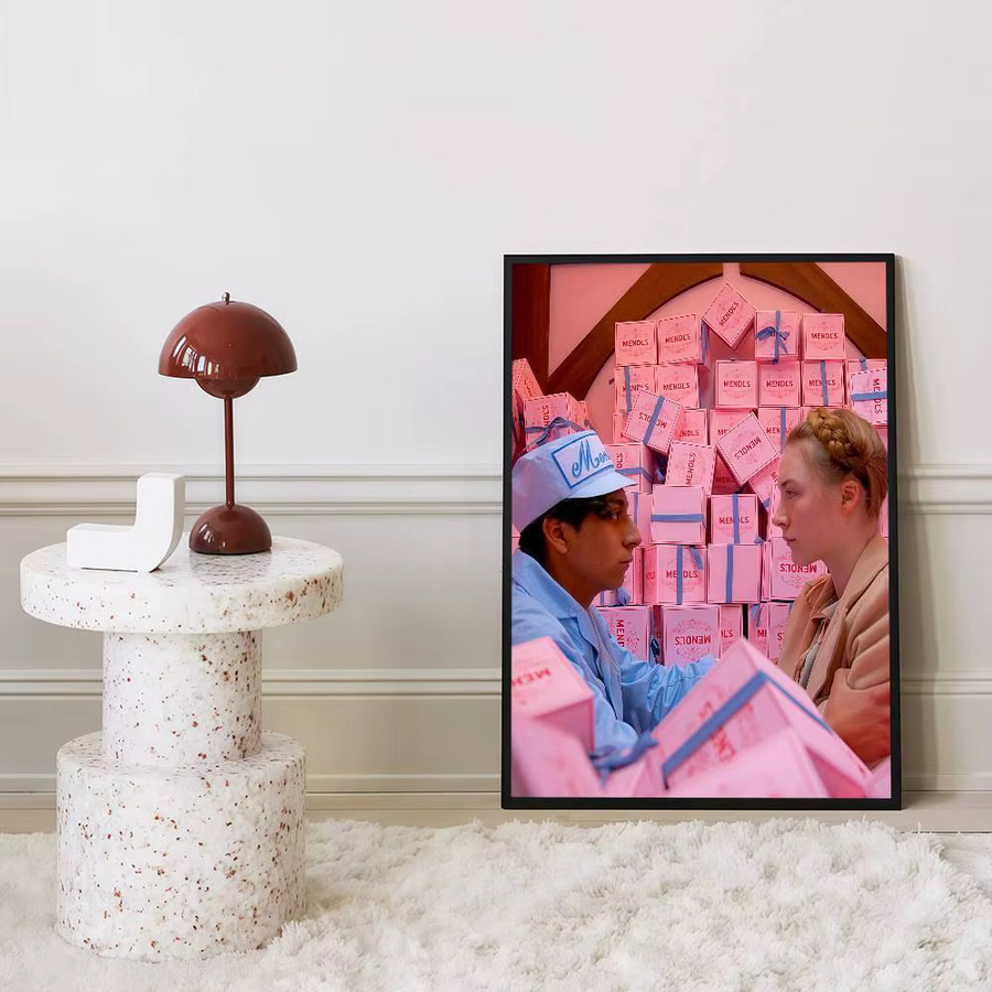 Selbstklebendes Kunstposter The Grand Budapest Hotel Retro Wandaufkleber aus Whitepaper in Multicolor, B: 15,0 cm, H: 10,0 cm - Bild 4