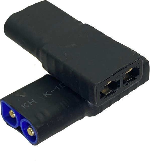 Traxxas Stecker Adapter Trx Buchse zu EC3 Stecker in Schwarz für RC Batterie Zubehör - Bild 1