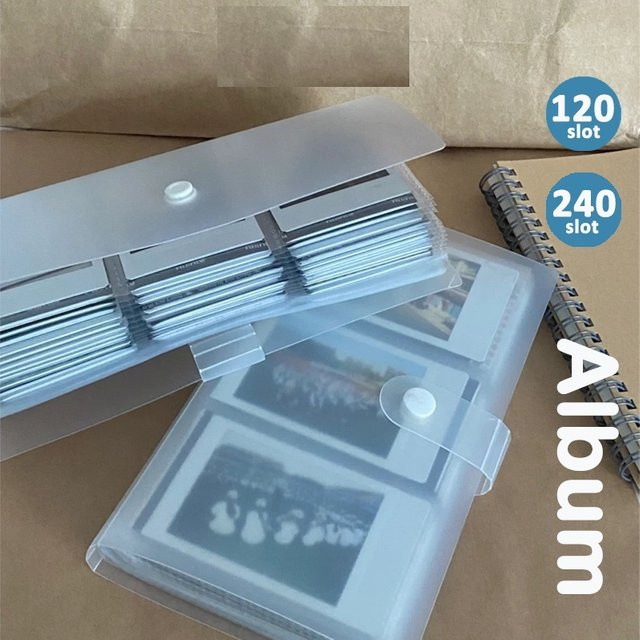 Polaroid Fotoalbum mit 120 oder 240 Slots zur Aufbewahrung von Fotos und Postkarten - Bild 1