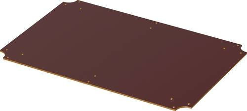 Bopla BoVersa BOV M 2819 PC Montageplatte aus Hartpapier in Braun, B/T/H: 262,5 x 172,5 x 0,2 cm - Bild 1