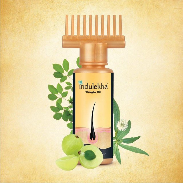 Indulekha Bringha-Öl, 50 ml, mit Kokosnussöl - Bild 1