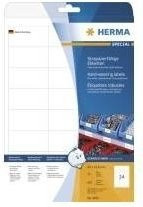 HERMA Special Folienetiketten weiß, permanent selbstklebend, wetterfest und bedruckbar für Laser, Breite: 66 mm, Höhe: 33,8 mm - Bild 1