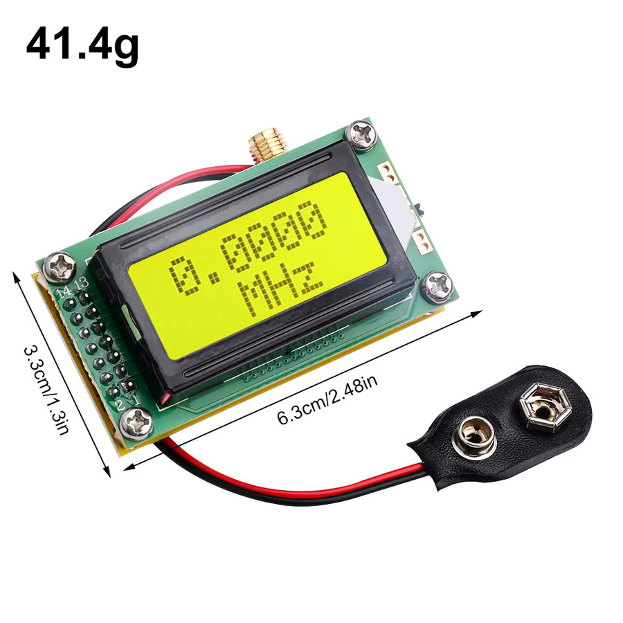 Gaqqee PLJ-0802-E Digitaler Frequenzzähler Tester mit LCD0802 Display für Ham Radio DIY Kits, 500MHz Hohe Präzision - Bild 2