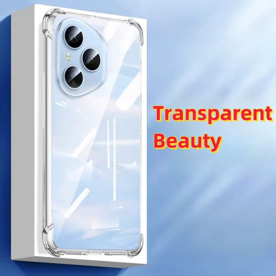 Transparente TPU-Handyhülle mit stoßfestem Schutz für Honor 400 Pro, 400, 400 Lite, 200 Lite, 90 und 90 Lite – Clear - Bild 4