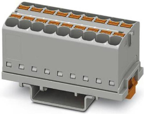 Phoenix Contact Verteilerblock 3273570 Zugfeder Grau 8 Stück - Bild 1