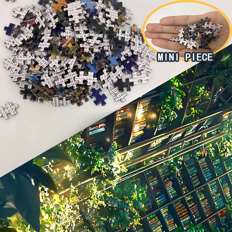 MaxRenard Grüne Bibliothekskunst, Puzzle, 1000 Teile, ab 14 Jahre - Bild 4
