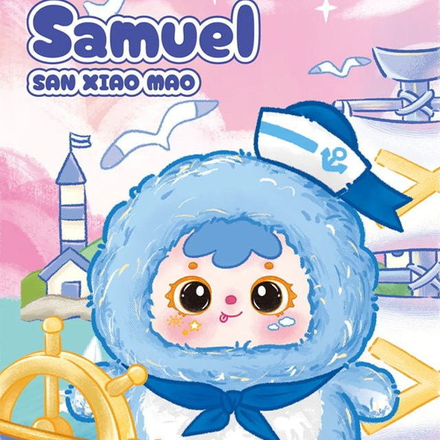 52TOYS Süße Samuel Ocean Story Series Plüsch Blind Box, Rucksack Anhänger, Tierpuppen - Bild 1