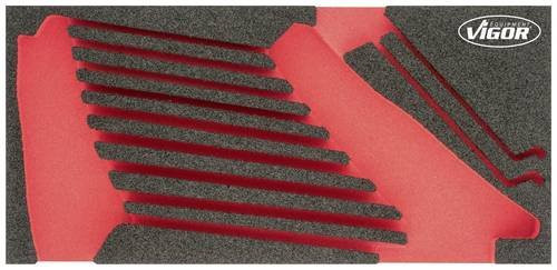 Vigour Schaumstoffeinlage V6722-L in Rot - Bild 1