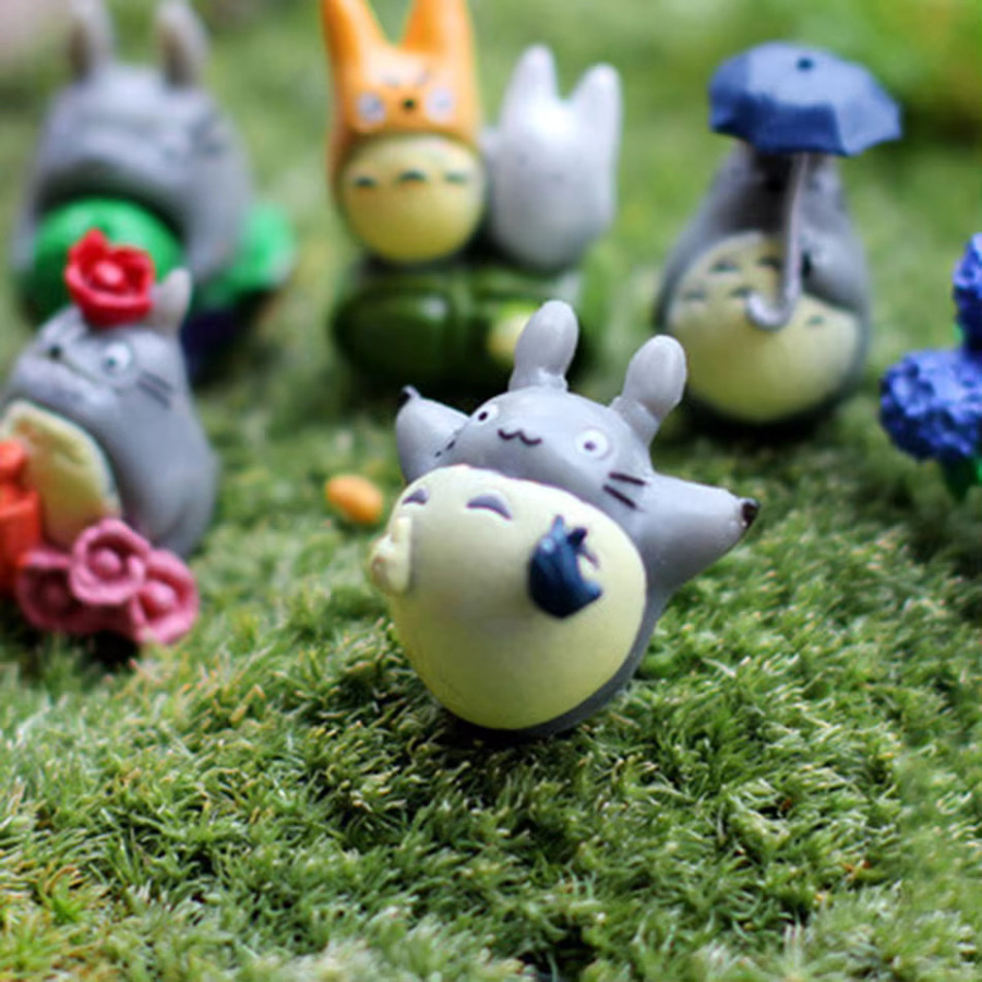 Anime Miyazaki Hayao Totoro Figur, 12-teiliges Set, Mini Statue - Bild 3
