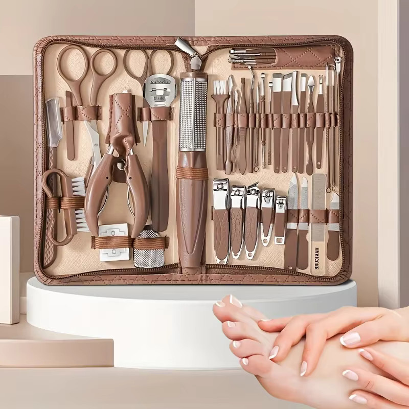 Ouriner Fußpflege-Set, 42-teilig, Edelstahl, Unisex - Bild 2