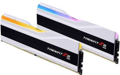 G.Skill Trident Z5 RGB DDR5 RAM Kit 64GB 2 x 32GB 6400MHz Weiß F5-6400J3239G32GX2-TZ5RW - Bild 1