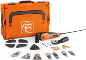 Fein Multimaster MM 500 Plus Top Oszillierendes Multifunktionswerkzeug mit 32-teiligem Zubehör und Koffer, 350 W, Orange - Bild 1