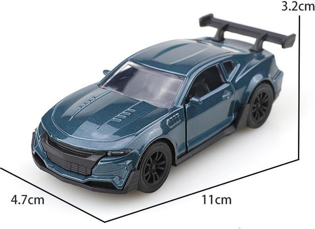 Linyi toy car Camaro Automodell, 1:38, Metall, Pull-Back-Auto, ab 4 Jahren - Bild 1