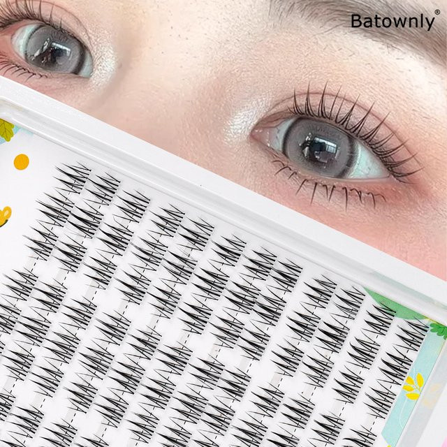Batownly Wimpernbüschel, Black, 108 Stück - Bild 1