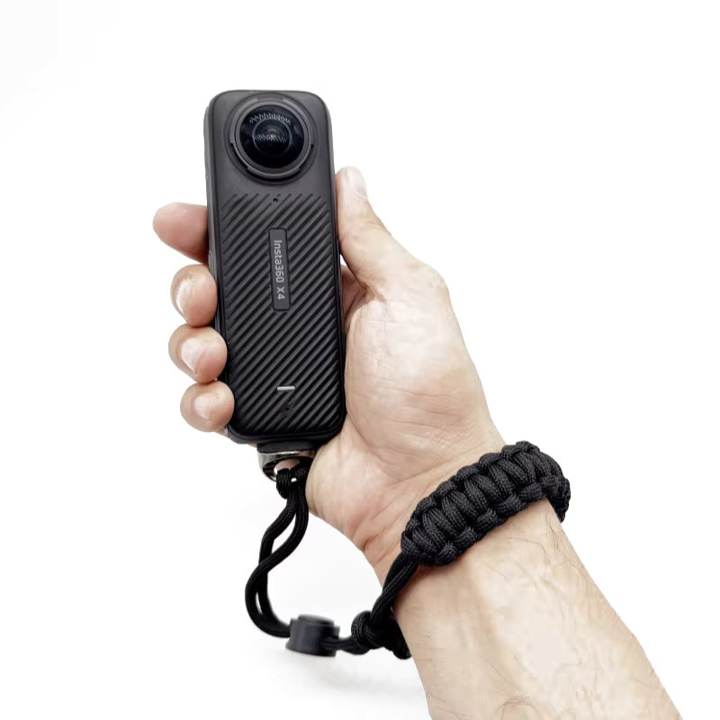 Geflochtenes Handgelenk-Seil als Anti-Verlust Kamera Strap Lanyard in Schwarz für OSMO Action Pro und Insta360 - Bild 2