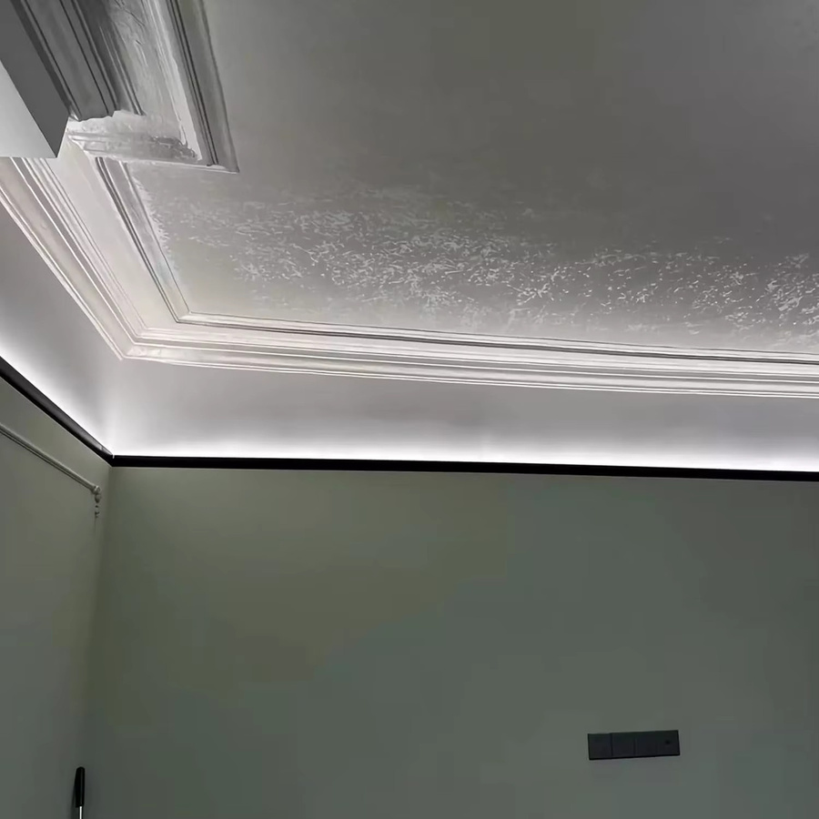 Khelse LED-Aluminiumprofil für Deckenmontage als Up-Down Wall Wash Beleuchtung in Weiß - Bild 3