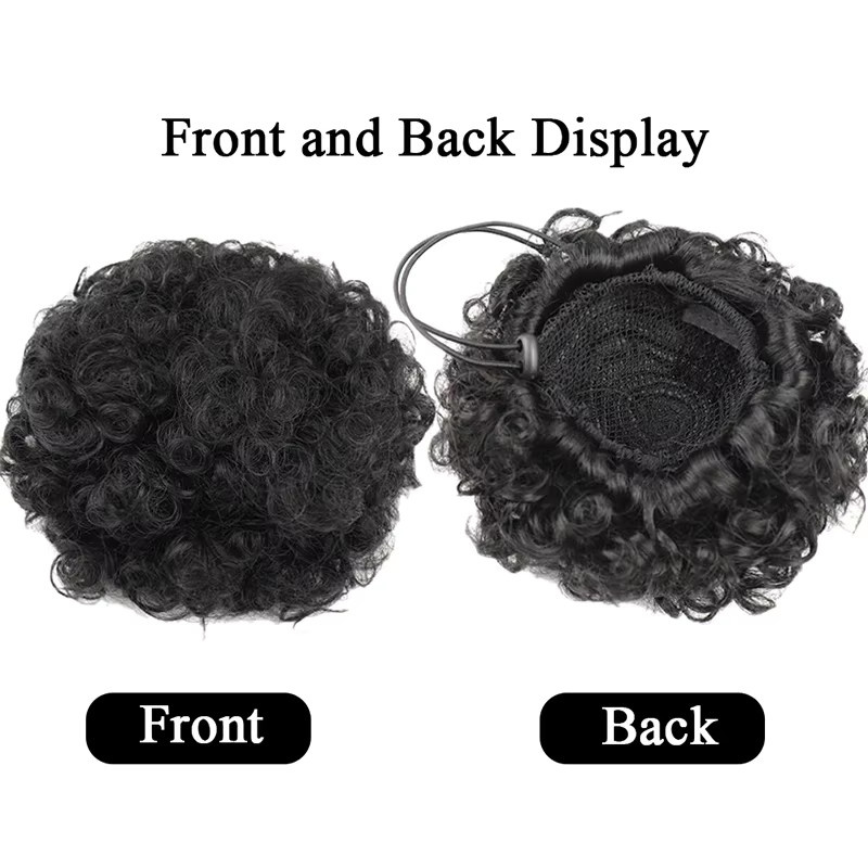 Dula A Hair Mongolian Afro Kinky Curly Pferdeschwanz, Damen - Bild 2