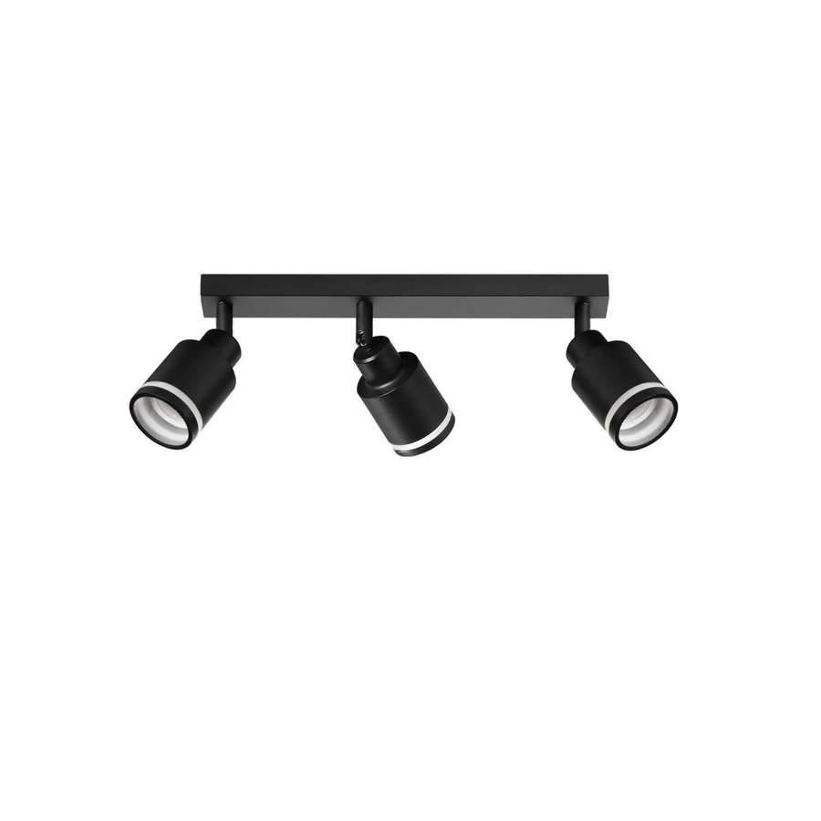 NETTLIFE Deckenstrahler aus Metall in Schwarz, modern und verstellbar mit GU10 LED-Leuchtmittel Ersatzmöglichkeit - Bild 2