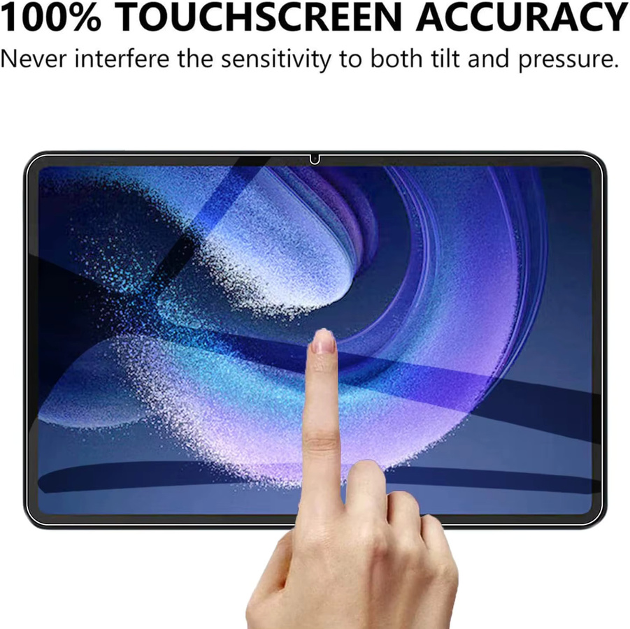 2 Stück Xiaomi Pad 6 und Pad 6 Pro Displayschutz aus 9H gehärtetem Glas, transparent, 11 Zoll 2023 - Bild 3