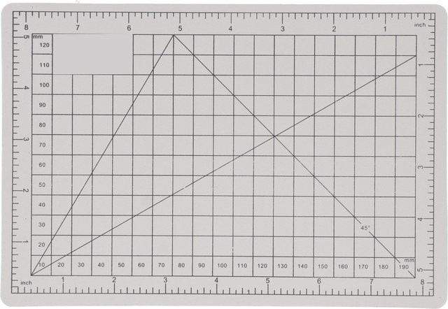 GoolRC Schneidematte A5 mit Skala, doppelseitig, 2-farbig, DIY Bastelzubehör - Bild 1