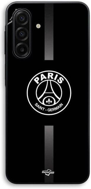 Maniacase Schutzhülle für Samsung Galaxy A57 mit PSG Logo Jordan Design in Grau und Schwarz - Bild 1