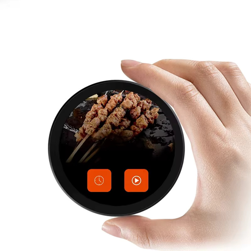 Spotpear ESP32 S3 Entwicklungsboard mit 1,5 Zoll rundem rotierendem OLED-Touchscreen Smart Knob Display 466 x 466 LVGL für Arduino in Schwarz - Bild 1