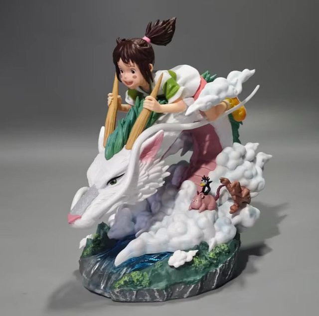 Bandai Ogino Chihiro und Nigihayami Kohakunushi Anime-Figur, PVC-Action-Modellpuppe - Bild 1