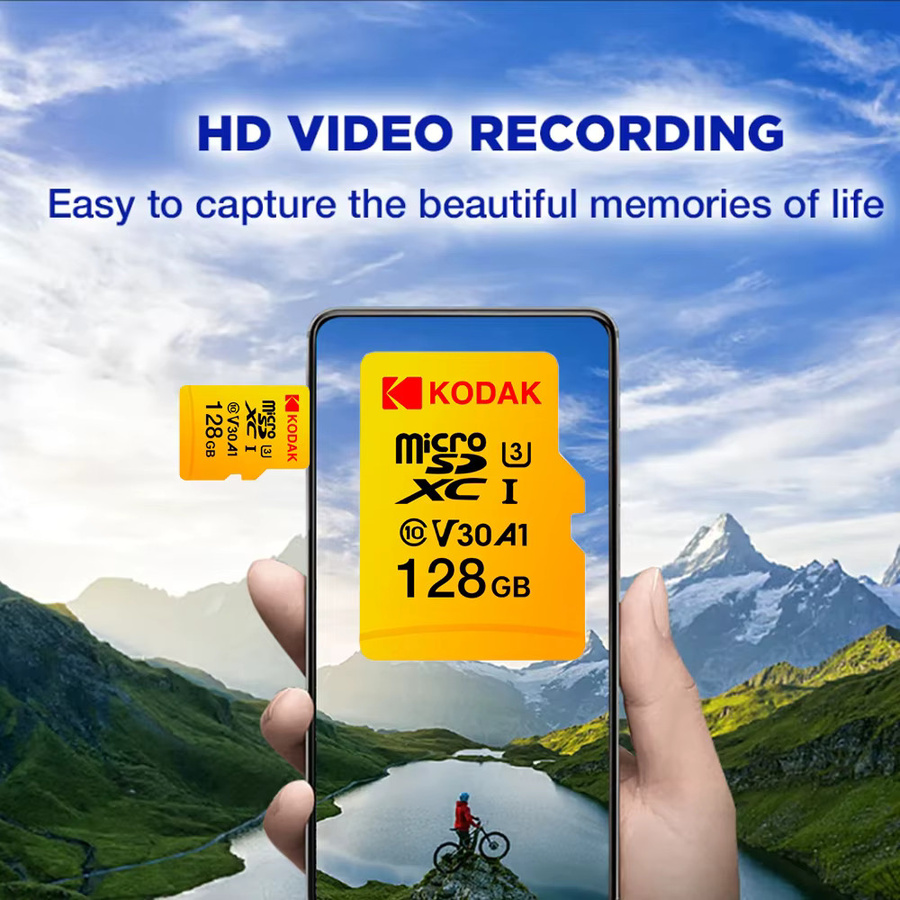 KODAK High Endurance Micro SD-Karte U3 V30 A1 mit bis zu 100MB/s für 4K-Aufnahmen und Sicherheitskameras - Bild 4