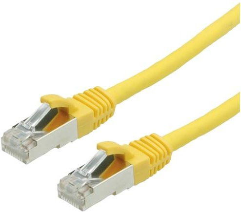 Value RJ45 Patchkabel CAT 6 S/FTP Ethernet LAN Gelb, Länge: 1,00 m - Bild 1