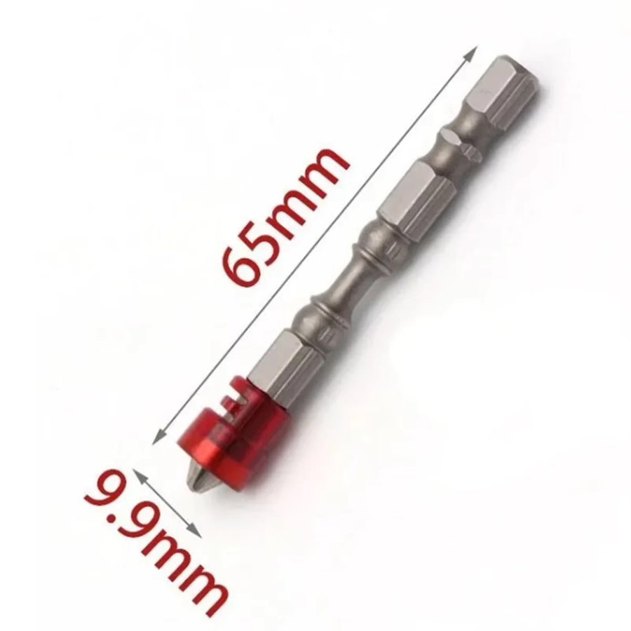 KKMOON Schraubendreher-Bits Set, 10 Stück, Kreuz-Bits, magnetisch und rutschfest, Länge: 6,5 cm - Bild 3