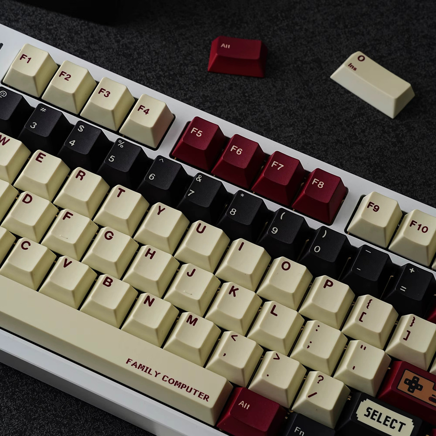 Cherry Retro NES Tastenkappen für mechanische Tastaturen, Dye-Sub, Mehrfarbig - Bild 4