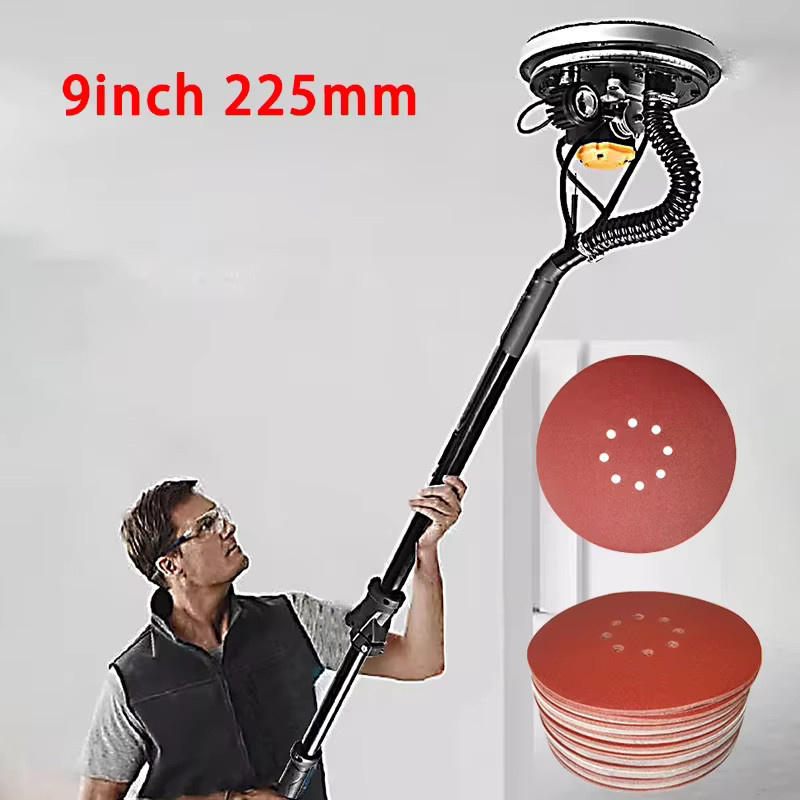 TQLQ Schleifscheiben Set für Exzenterschleifer mit 8 Löchern, Durchmesser: 22,5 cm, Körnung 40-2000 für Holz und Metall, Mehrfarbig - Bild 5