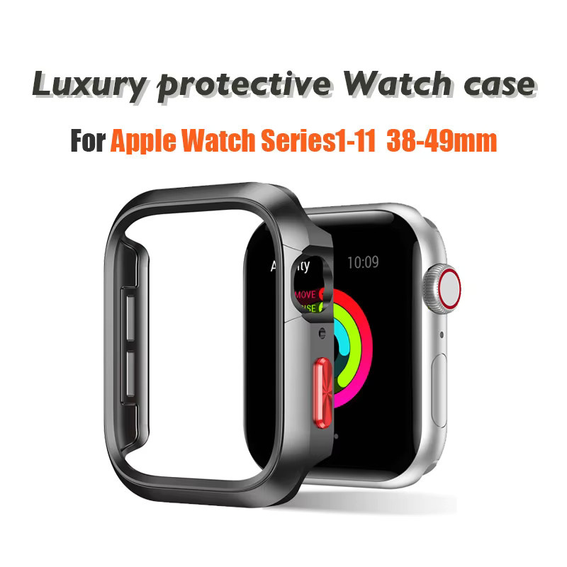 Apple Uhrenarmband-Zubehör Schutzhülle, Kunststoff, Schwarz - Bild 2