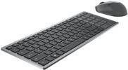 Dell KM7120W Multi-Device Wireless Tastatur und Maus Set mit Bluetooth und 2,4 GHz, QWERTY, Titan Grau - Bild 2