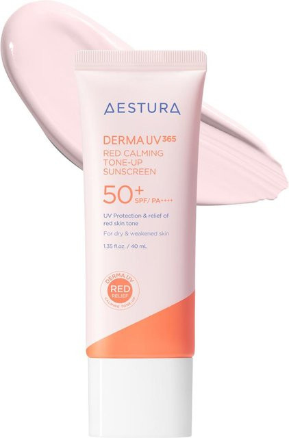 AESTURA Derma UV 365 Red Sonnenschutz, 40 ml, LSF 50+, Empfindliche Haut - Bild 1