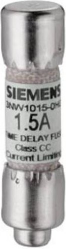 Siemens Zylindersicherungseinsatz 3A 600V Silber 10er Pack - Bild 1
