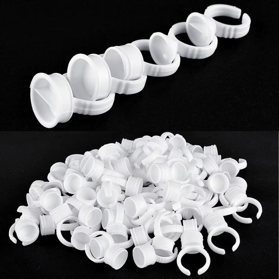 chfeng Tattoo Pigment Halter Ringe, 100 Stück - Bild 5