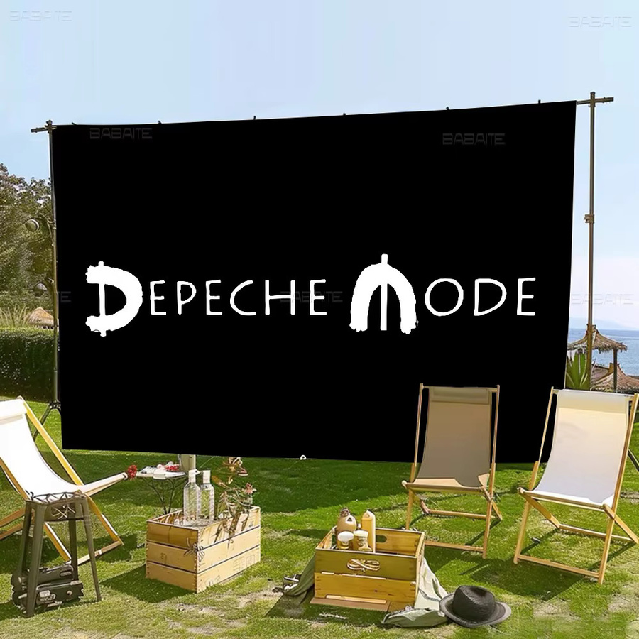 Potdemiel DIY-Flagge D-Depeche M-Modus Wandkunst zur Dekoration für Wohnzimmer und Zuhause - Bild 2
