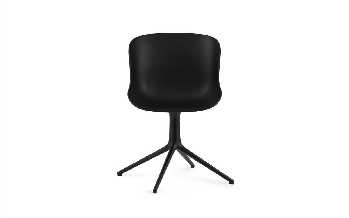 Normann Copenhagen Hyg Drehstuhl in Schwarz mit mattem Finish im skandinavischen Stil - Bild 2