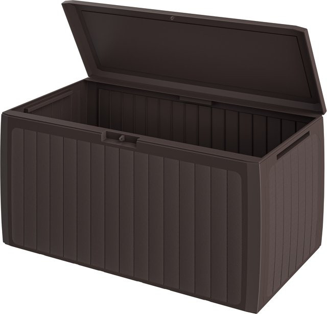 CASARIA Gartenbox Board Plus Braun mit Rollen 290L wetterfest - Bild 1