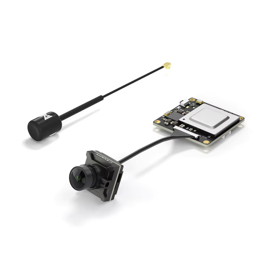 Walksnail Avatar HD Mini 1s Kit VTX V3 mit 32G Speicher und Polar Antenne in Schwarz für FPV Racing Drones mit 1080P 60fps und niedriger Latenz - Bild 2