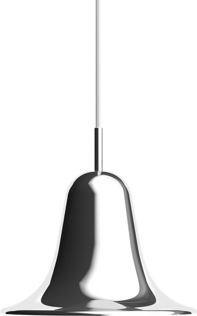 Verpan Pantop 23 Pendelleuchte in Silber, dimmbare LED-Hängeleuchte aus Metall im skandinavischen Design - Bild 1