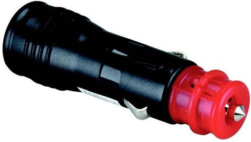 IWH Universal Stecker 12/24 Volt mit Schalter in Schwarz - Bild 1